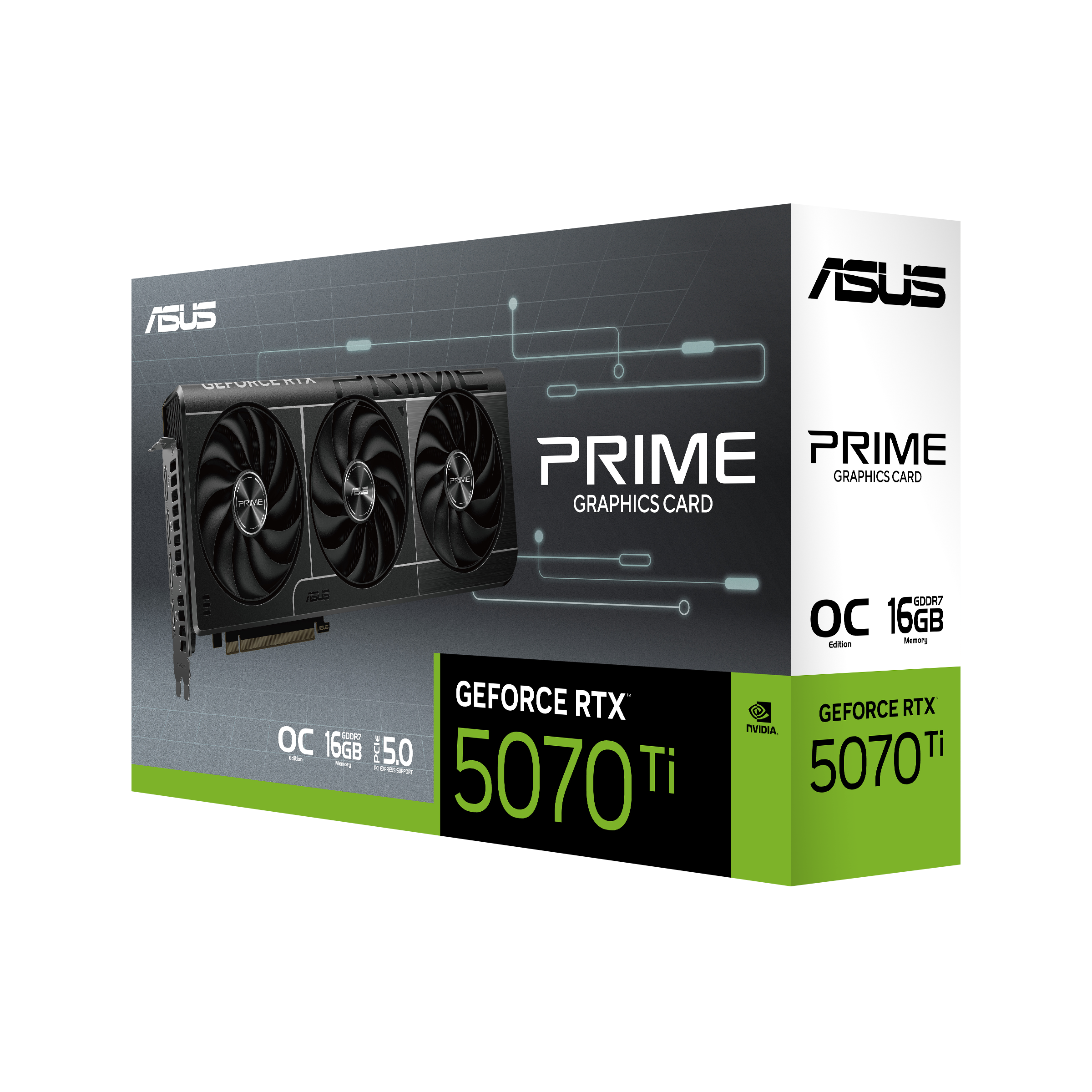 ASUS Prime GeForce RTX™ 5070 Ti OC Edition 16GB GDDR7