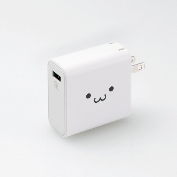 エレコム スマートフォン タブレット用 AC充電器 QuickCharge3.0対応