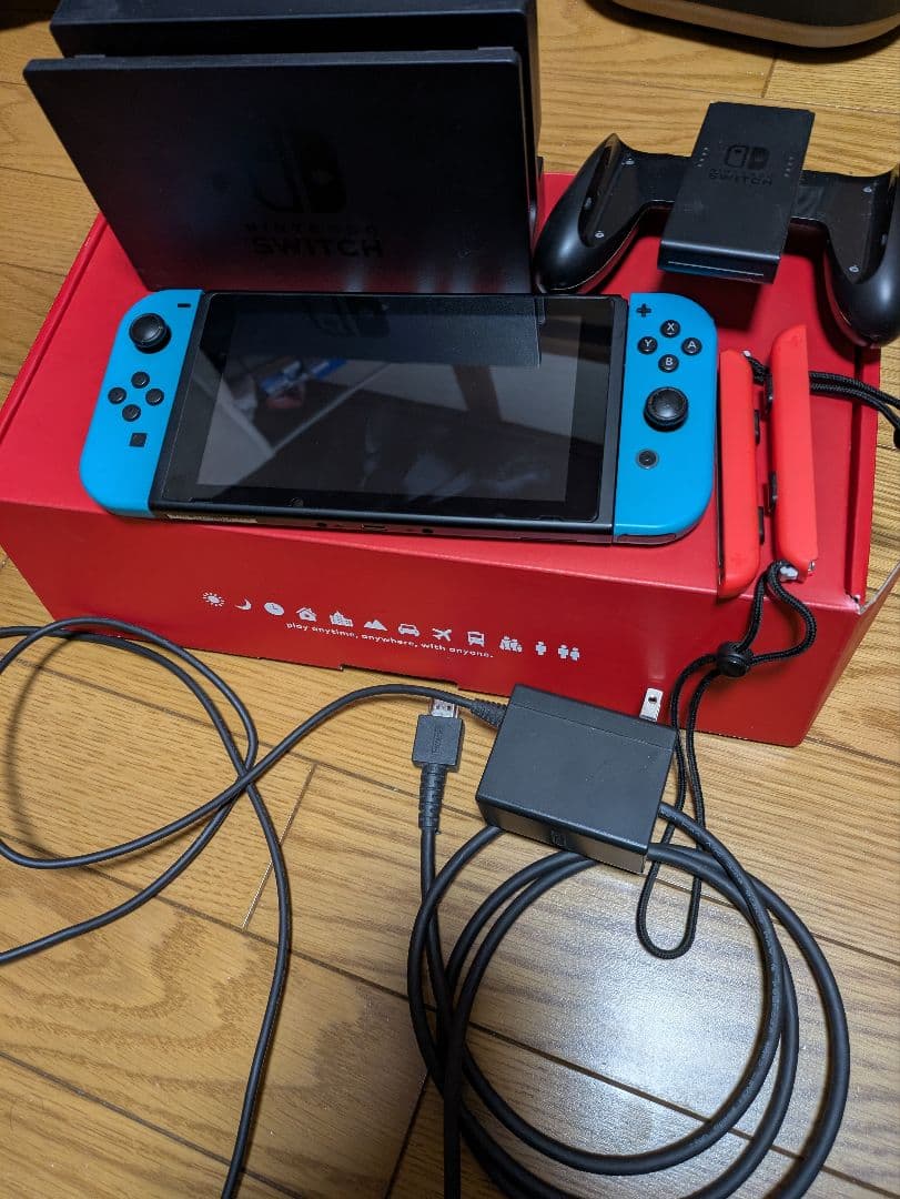 Nintendo Switch 本体+付属品 2017年製　未対策 Switch】スイッチ 未対策機 初期型 本体一式 付属品完品 2017年製