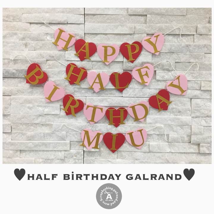 ageha♡k様✶⋆確認用ページ バースデーガーランド（ネーム含む） ボタニカルなフラワーアーチの1歳誕生日飾り付けセット（レッド