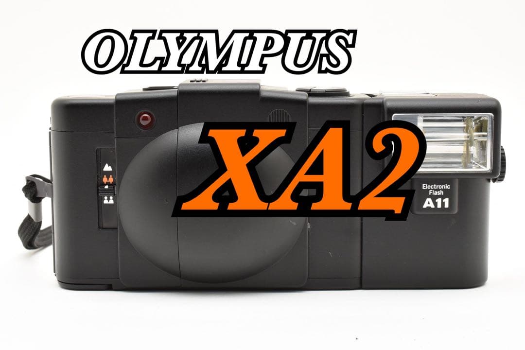 【完動品】Y-978 OLYMPUS XA2 A11フラッシュ Olympus XA2 with A11 Flash (w/ hard shell case) – Film Supply Club
