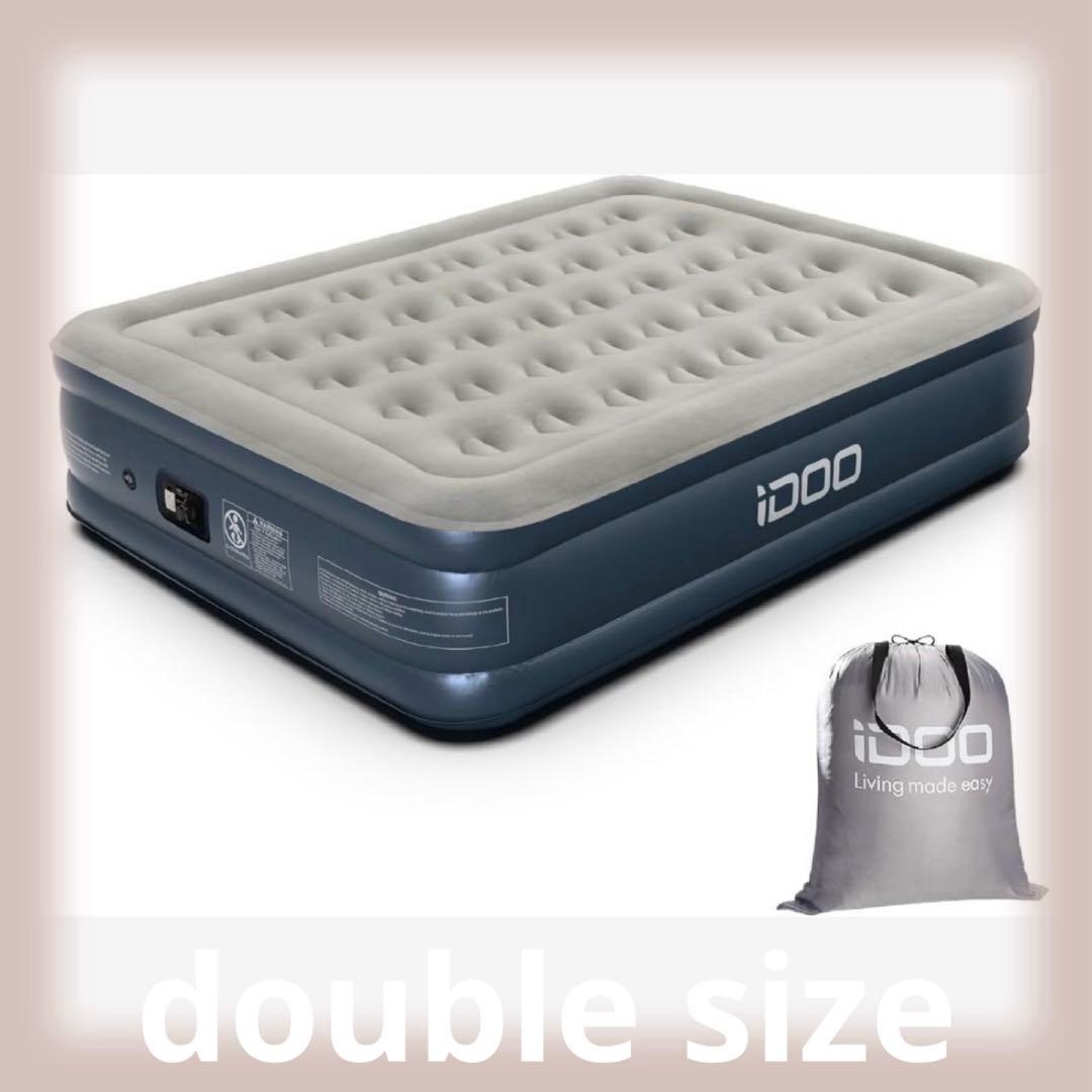 iDOO エアーベッド エアマット ダブルサイズ エアベッド 電動ポンプ内蔵 Amazon.co.jp: iDOO エアーベッド エアマット ダブルサイズ エアベッド