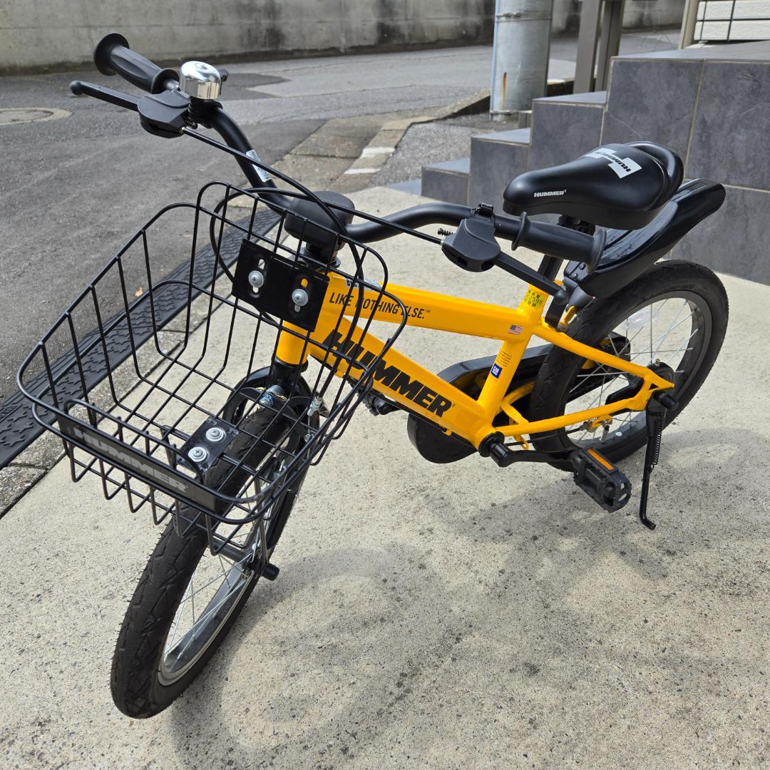 【引取り限定】HUMMER 子供用自転車 16インチ 前カゴ付き HUMMER（ハマー） RENAULT(ルノー) KID'S16 Cool 16インチ 子供自転車
