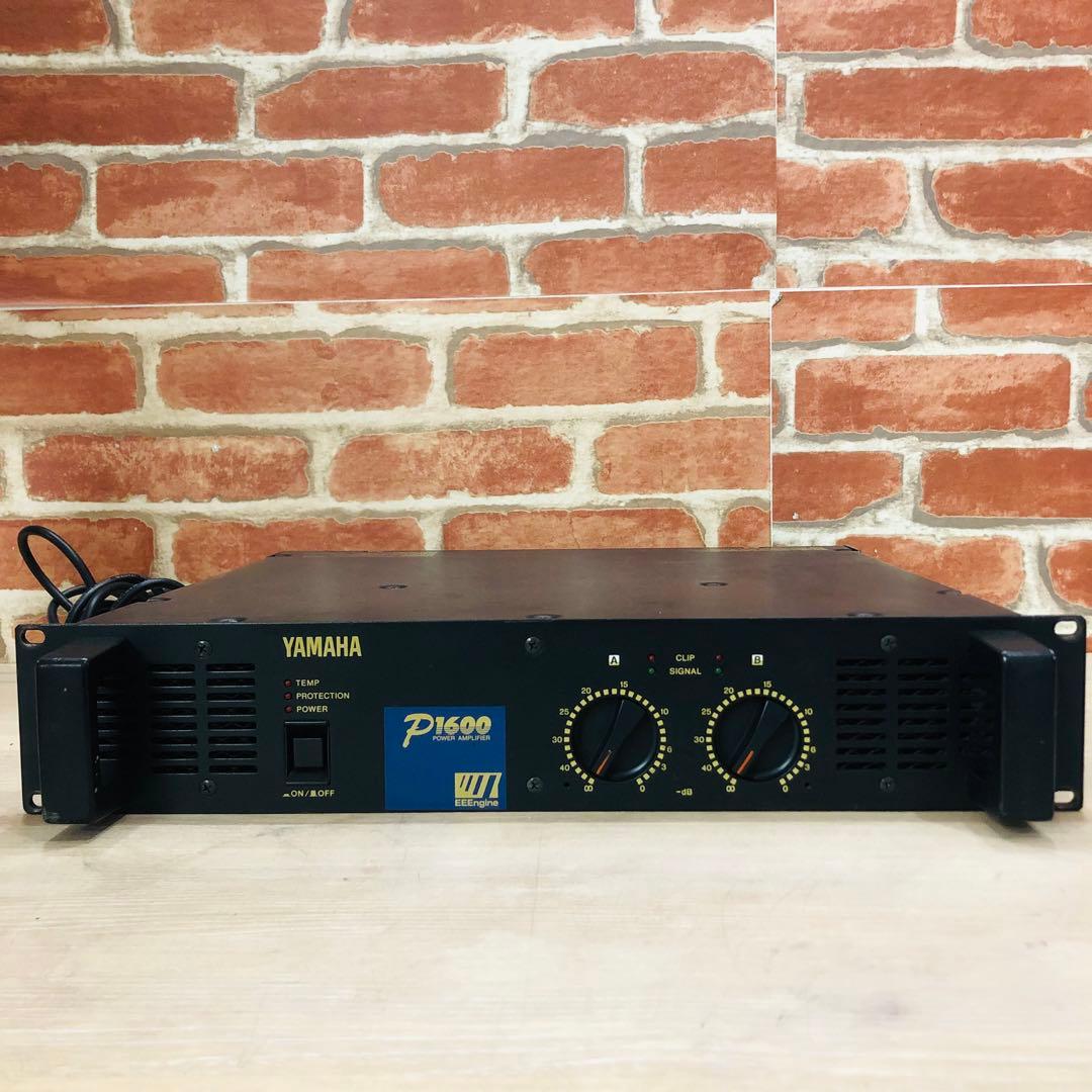 F1028⭐️YAMAHA⭐️ヤマハ　パワーアンプ　P1600 8Ω 400W F1028⭐️YAMAHA⭐️ヤマハ パワーアンプ P1600 8Ω 400W - メルカリ