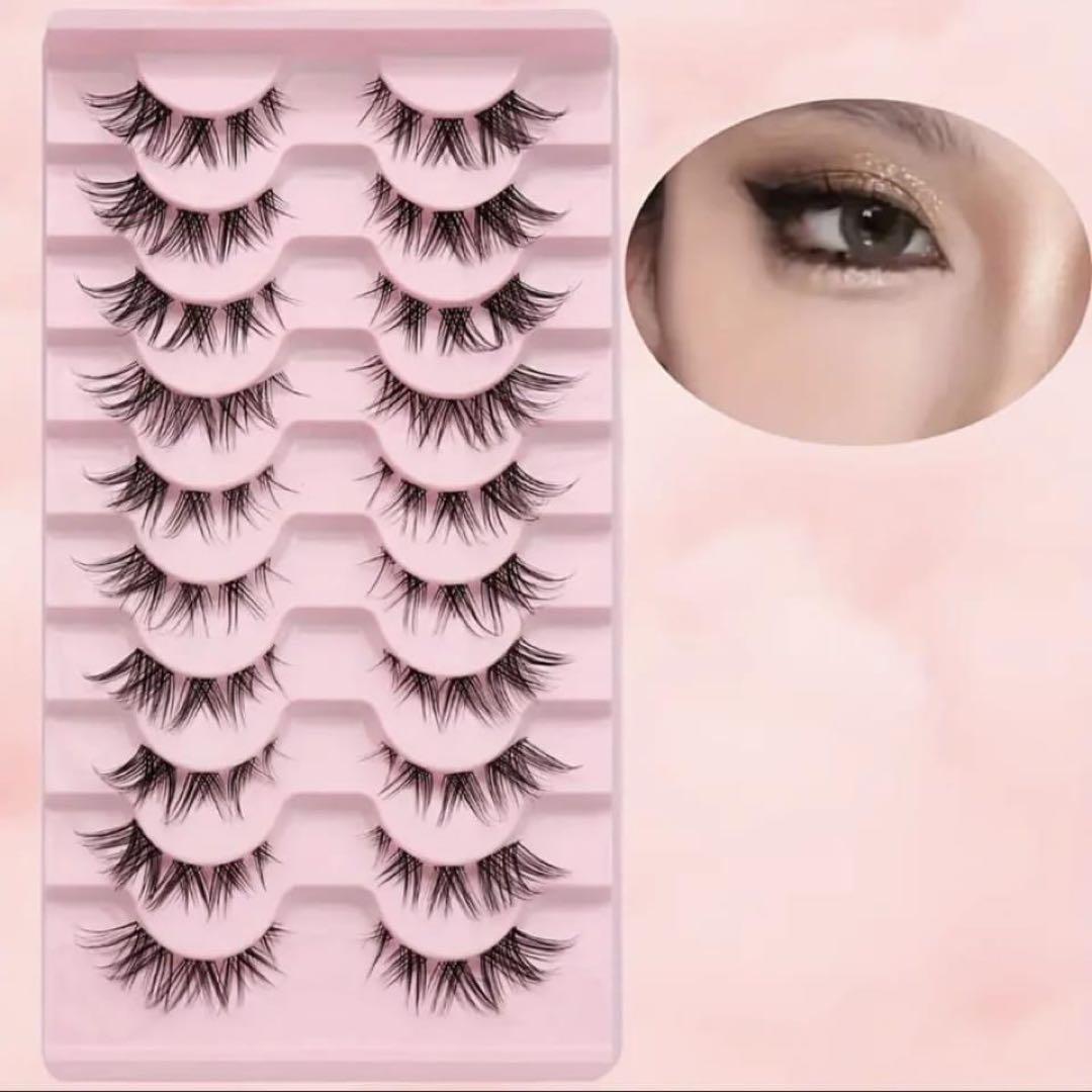 新商品①✨つけまつげ クロスまつげ 10セット - メルカリ